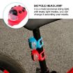 Ladybug LED Bicycle Headlight - Blue Shell, Red Light, Silicone - 6