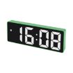 JX012 Green LED Electronic Clock: Battery & Plug-in Bedside Alarm - 1