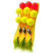 3pcs Cordset Imitation Aquatic Grass Fishing Hooks Set (8#) - 1