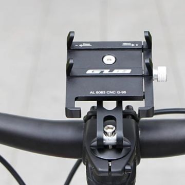 GUB G-95 Black Bicycle Mobile Phone Holder Handlebar Mount - 1