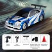 1:43 Scale Mini 4WD Drifting RC Car - 4302 Blue M3, Remote Control - 9