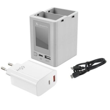 DJI Mini 4/3 Pro YX Color Screen Dual-way Charger 65W EU Plug - 1