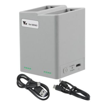 DJI Mini 4/3 Pro YX Dual-Way Charger Battery Manager (No Plug) - 1