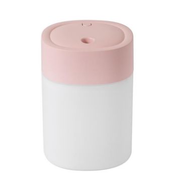 Pink 200ml Mini USB Humidifier for Desktop, Car, Home Air Humidification - 1