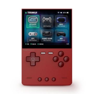 TRIMUI BRICK Red Open Source Pocket Console Bluetooth HD Retro Arcade - 1