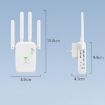 Urant U11 300Mbps WiFi Repeater 2.4G Signal Amplifier WPS EU Plug White - 9
