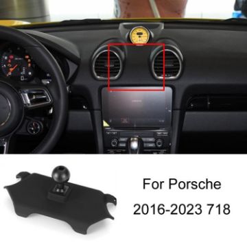 Porsche 718 (16-23) Left Driving Phone Holder Base - 1