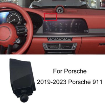 Porsche 911 (19-23) Left Driving Phone Holder Base for Navigation - 1