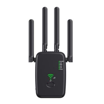 Urant U11 1200Mbps WiFi Repeater 2.4G&5.8G WPS EU Plug Black - 1
