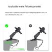 Black Car Dashboard Sun Visor Phone Mount Holder Navigation Bracket - 9