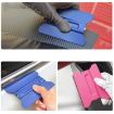 Magnet Car Film Scraper - Blue Plastic Winged Scraper Tool - 6