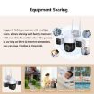 QX155 6MP Triple Camera WiFi with Humanoid Detection - UK Plug - 8