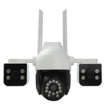 QX155 6MP Triple Camera WiFi with Humanoid Detection (AU Plug) - 1