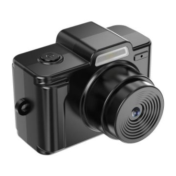E9 1080P HD Mini Camera, Portable, Supports 128GB TF Card, Black - 1