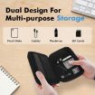 Portable Black EVA Storage Box for Mobile Hard Drive Data Cable - 5