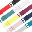 Vintage Rose 18mm Flat Pure Color Silicone Watch Band xDfind - 5