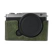 Panasonic LUMIX S9 Green Litchi Texture PU Leather Camera Half Case - 1