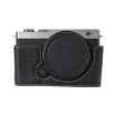 Panasonic LUMIX S9 Litchi Texture PU Leather Camera Half Case Black - 1