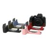 Nikon Z50II Pink Litchi Texture PU Leather Camera Half Case Base - 5