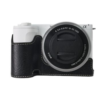 Sony Alpha ZV-E10 II/ZV-E10M2 Litchi Texture PU Leather Camera Case - 1
