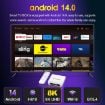 H96 Max H618 Plus Android 14 TV Box, 4GB+32GB, Quad-core, US Plug - 4