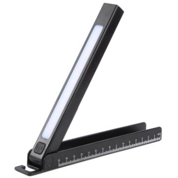 W09 Multifunctional Folding Pen Lamp LED Outdoor Work Flashlight Black - 1