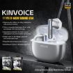 WK WS-19 Kinvoice Series Metal TWS Wireless Earbuds - Silver - 4