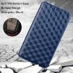 Huawei nova 14 5G Blue Flip Leather Phone Case with Cubic Grid Texture - 7