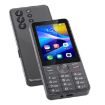 UNIWA XS24 Keypad Phone, 2GB+16GB, 3.5" Android 8.1, 4G, UK Plug, Black - 2
