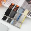 Apple Watch Band 46/49/45/44mm xDfind Metal Buckle Nylon Braided Orange - 5