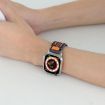 Apple Watch Band 46/49/45/44mm xDfind Metal Buckle Nylon Braided Red Grey - 7