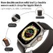Apple Watch Band 46/49/45/44mm Nylon Braided Midnight Blue Loop - 3