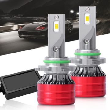 9006 Car LED Headlight Bulb 2pcs 25W 2500lm 6000K - 1