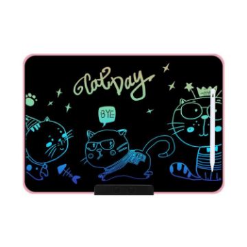 16" Pink LCD Drawing Board for Kids - Rechargeable, Color Writing - 1