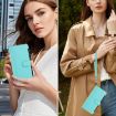 OnePlus Ace 5 Ultra Mint Green Leather Case with 9 Card Slots & Strap - 7