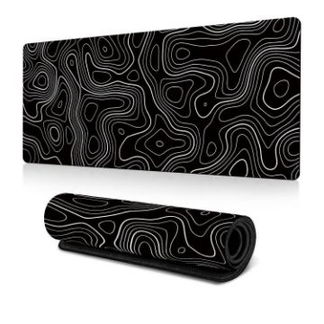 Abstract Fluid Mouse Pad - Large 300x600x2mm Gamer Office Desk Mat - 1