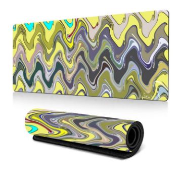 Abstract Fluid 29 Large Mouse Pad - 300x600x2mm Gamer Office Desk Mat - 1