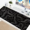 Large Abstract Mouse Pad 300x700x2mm - Gamer Office Desk Mat - 5