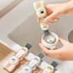 3 In 1 Cup Brush Rabbit - Multifunction Bottle & Mug Cleaning Brush (White) - 6
