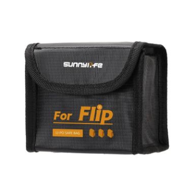 DJI Flip Sunnylife Battery Explosion Proof Bag - Large for 2 Batteries - 1