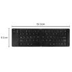 Portable Mini Wireless Bluetooth Keyboard - Folding, White, B023 - 2
