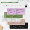 Portable Mini Wireless Bluetooth Keyboard - Folding, White, B023 - 6