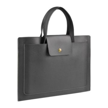 Laptop Handbag for iPad MacBook Lenovo Huawei 13/14" Black Briefcase - 1