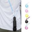BRDRC Light Blue White Knot Camera Strap Crossbody Lanyard 1/4" Screw - 2