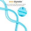 BRDRC Light Blue White Knot Camera Strap Crossbody Lanyard 1/4" Screw - 4