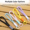 BRDRC Sports Camera Lanyard 1/4" Screw Wrist Strap Light Pink/Blue - 9
