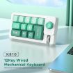 MKESPN K810 Pink Purple RGB Backlight Wired Mechanical Gaming Keyboard - 5