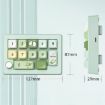 MKESPN W908 Wireless Tri-Mode RGB Gaming Mechanical Keypad (White) - 3