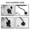 USB3.0 Desk Grommet Splitter HUB Dock Station, 4 Ports, 1.2m Cable - 6