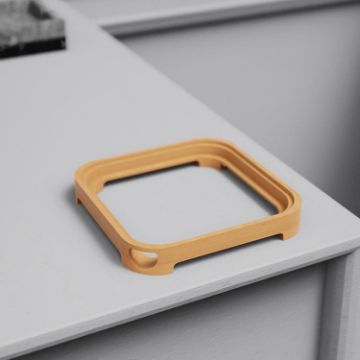 MAC Mini M4 Beech Wooden Desktop Bracket Base Heat Dissipation Rack - 1